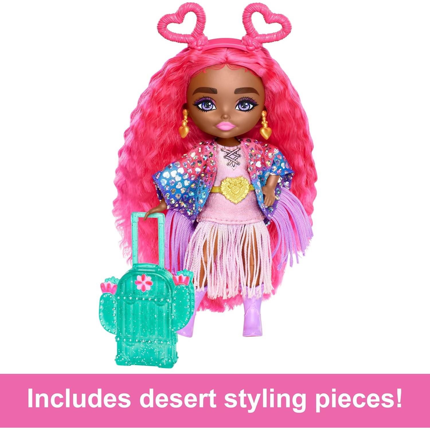 Muñeca de Viaje Barbie Extra Fly Minis Desierto 14 cm