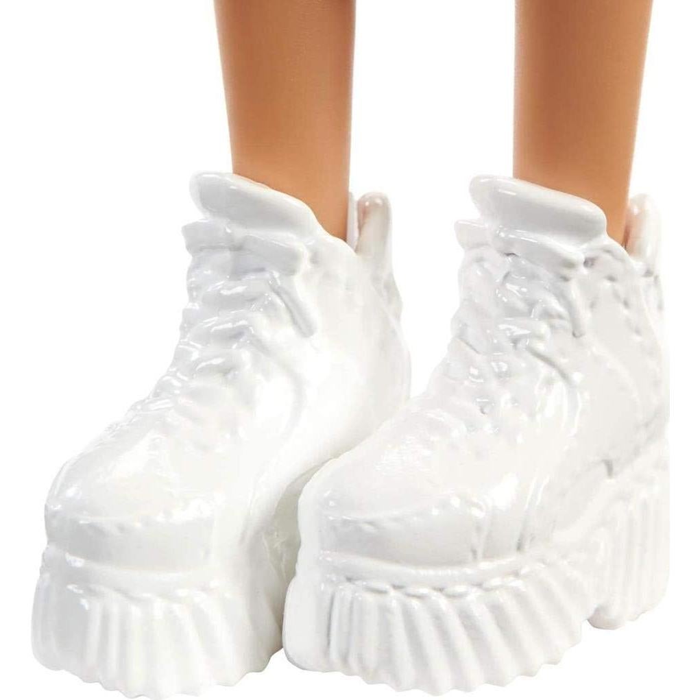 Muñeca Barbie Fashionistas #142 Rubia con Vestido a Cuadros