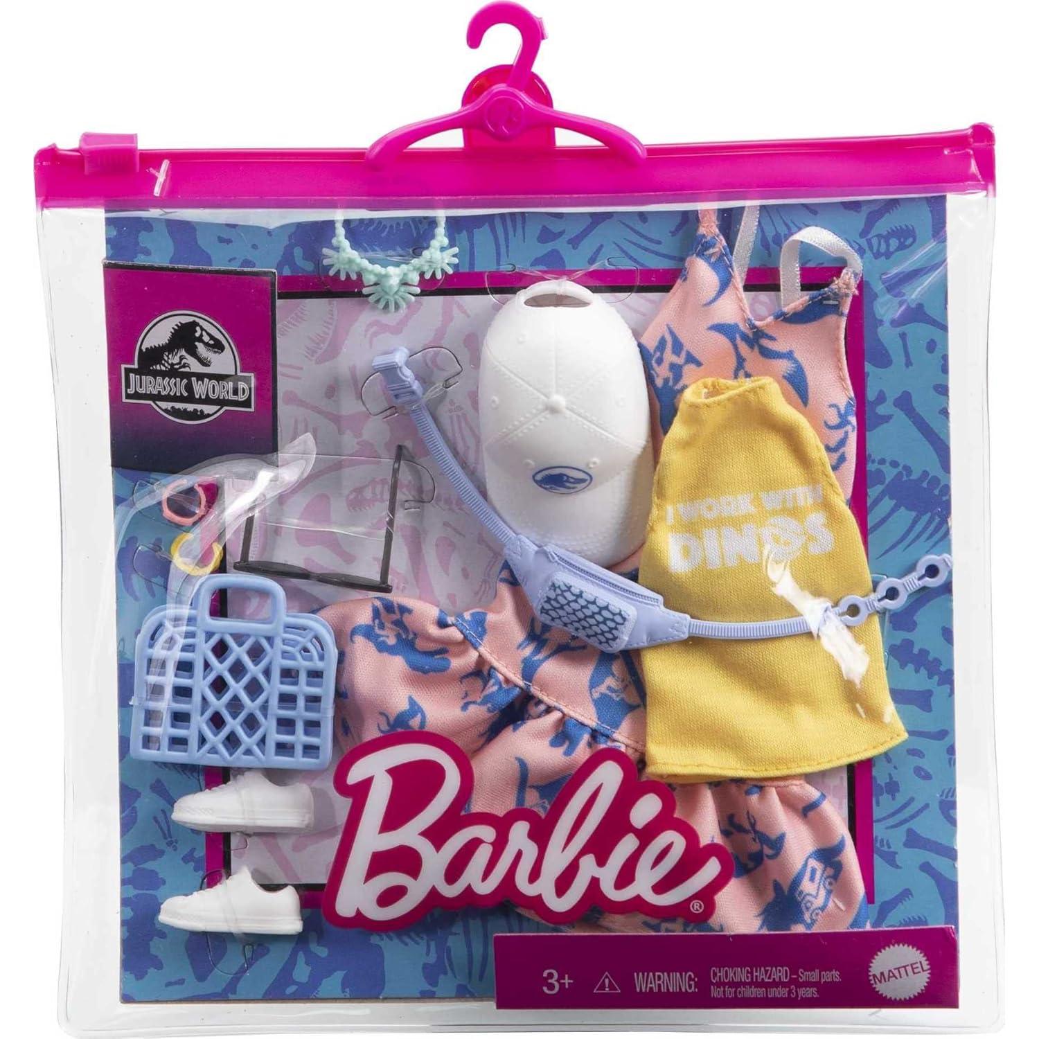 Accesorios Barbie Jurassic World 10 Piezas para Niñas