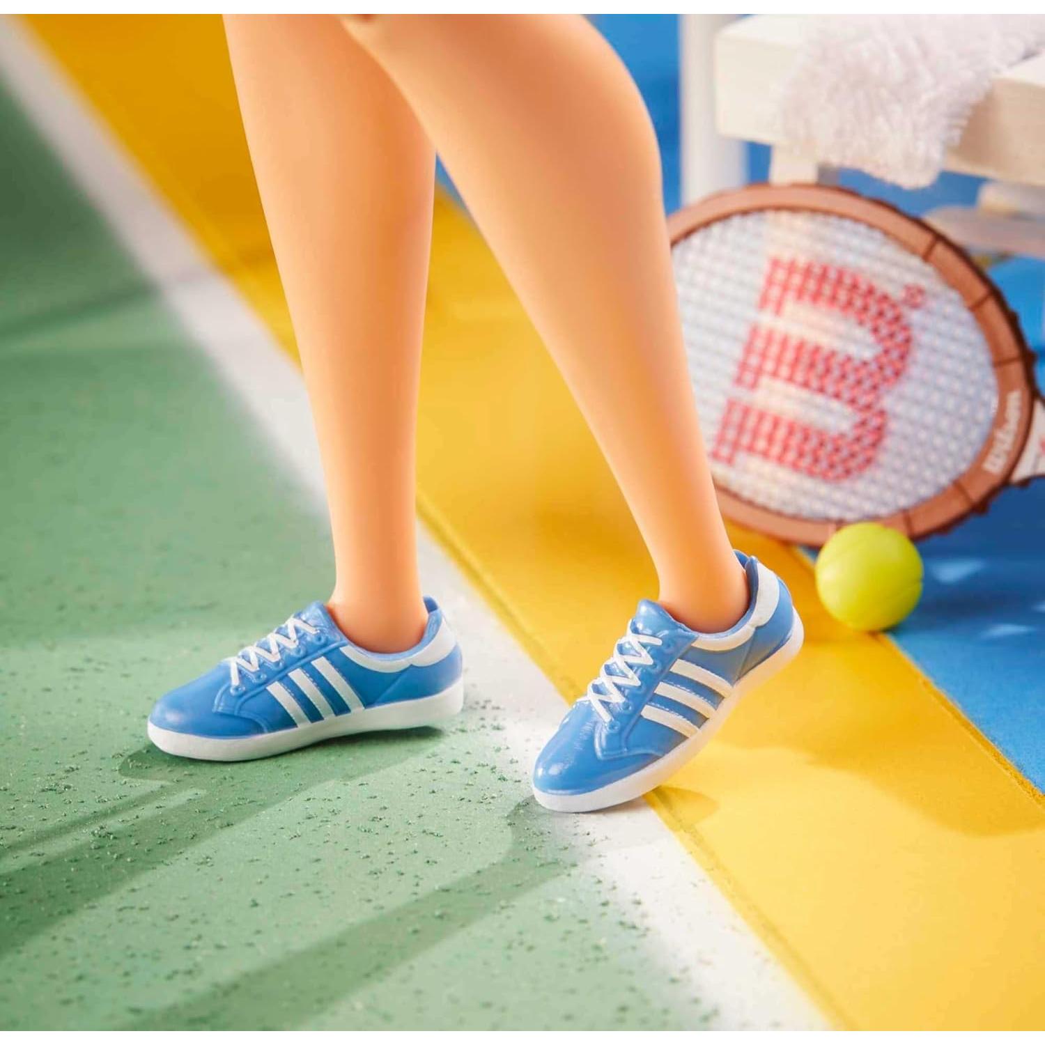 Muñeca Barbie Billie Jean King Coleccionable 30 cm Tenis