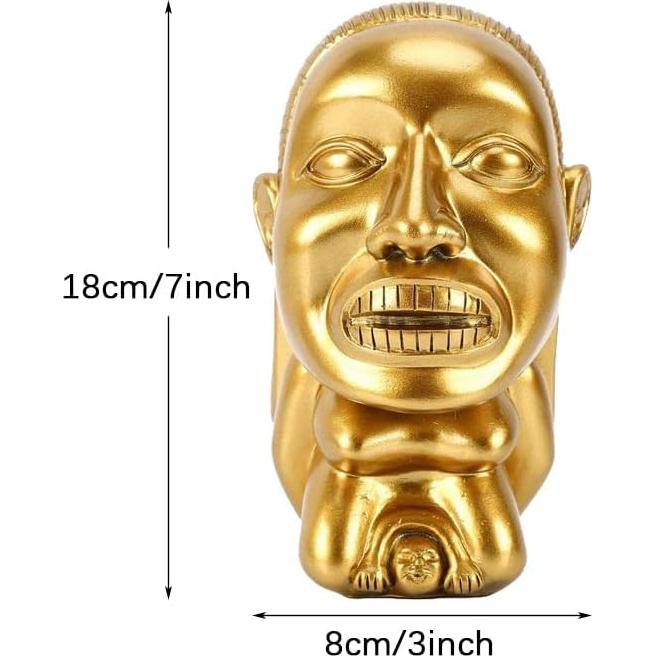 Estatua Fertilidad Dorada Bulex 20cm Decoración Hogar