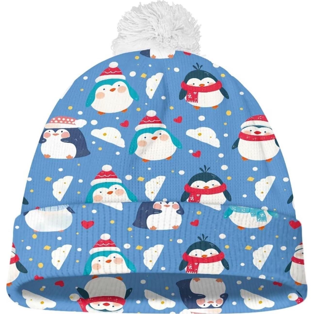 Gorro Beanie Infantil Annejudy Invierno Talla Única Pompón
