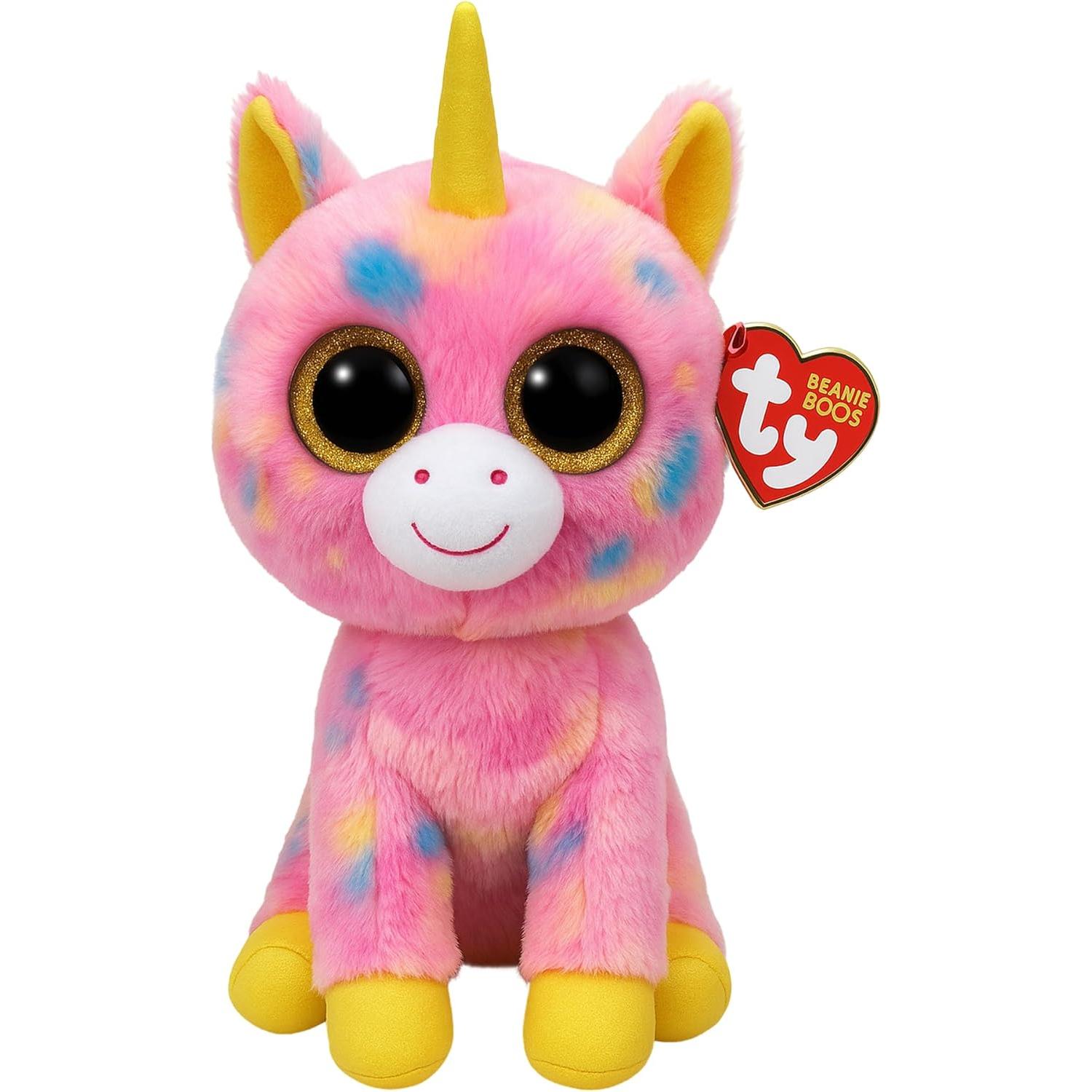 Ty Beanie Boo Fantasía Unicornio Colorido 24cm Peluche