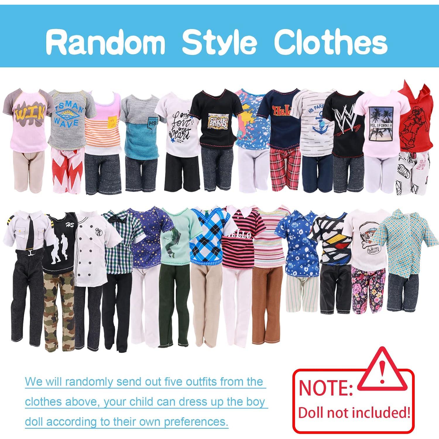 33 Piezas Ropa y Accesorios para Muñecas 30 cm Carreuty