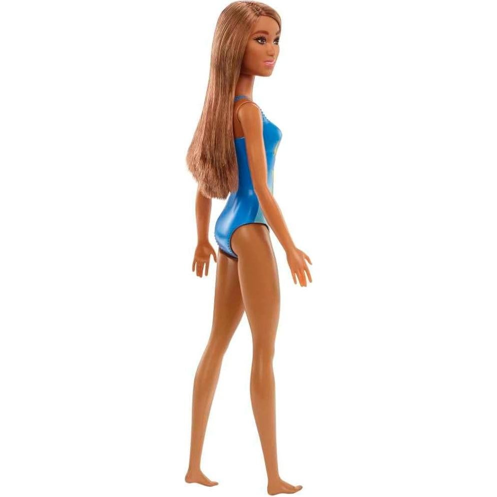 Muñeca Barbie de Playa con Traje de Baño Azul HDC51