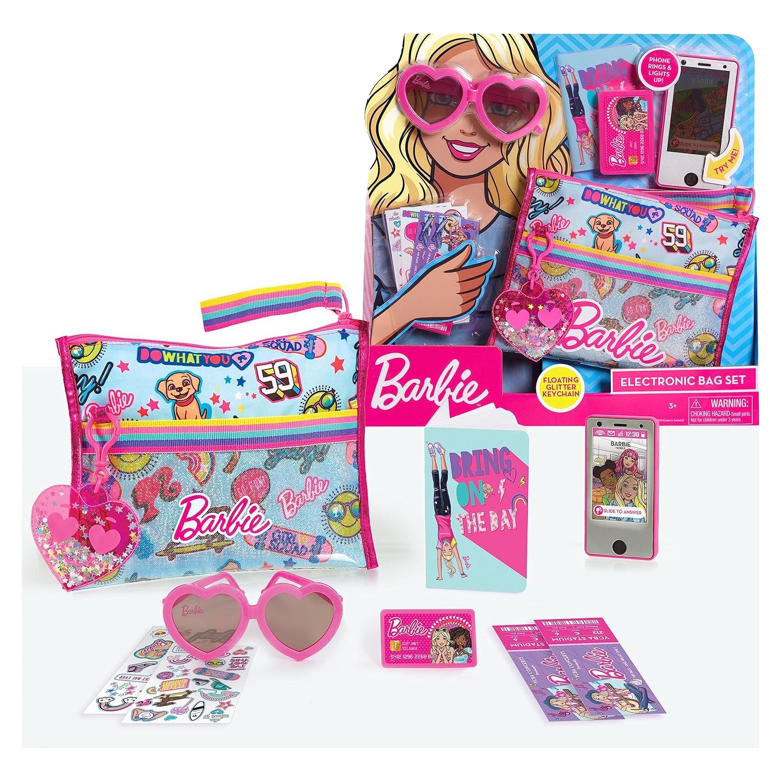 Conjunto de bolso electrónico Barbie 10 piezas Just Play