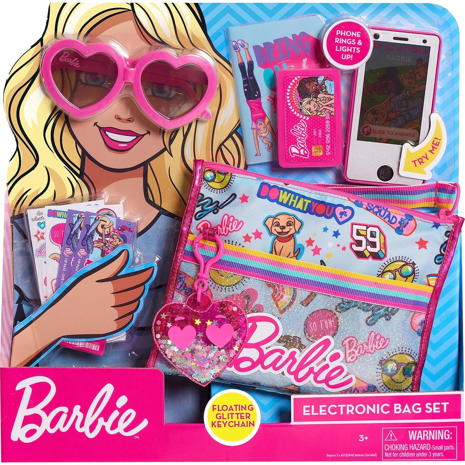 Conjunto de bolso electrónico Barbie 10 piezas Just Play