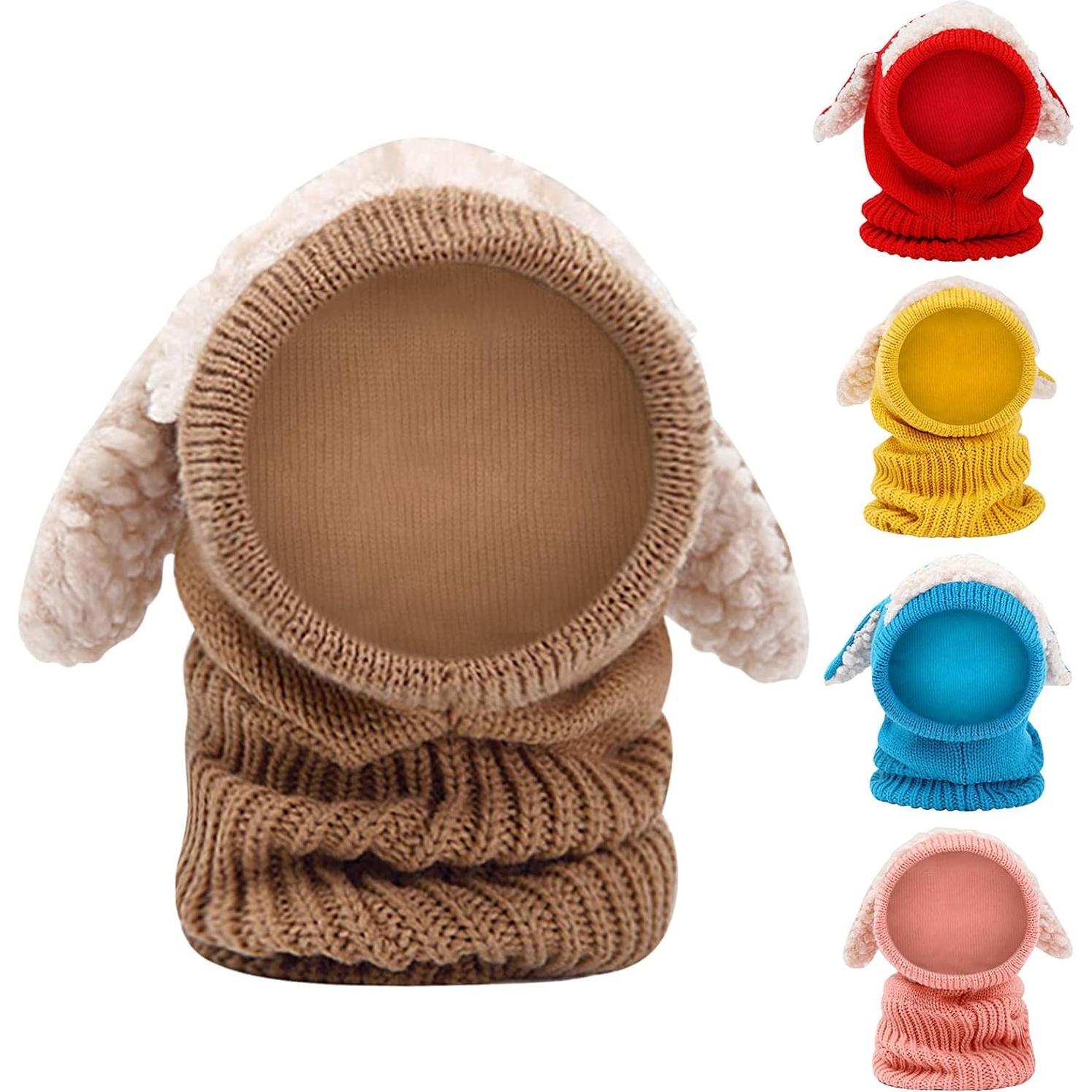 Gorro y Bufanda Térmicos para Bebés con Orejas de Conejo