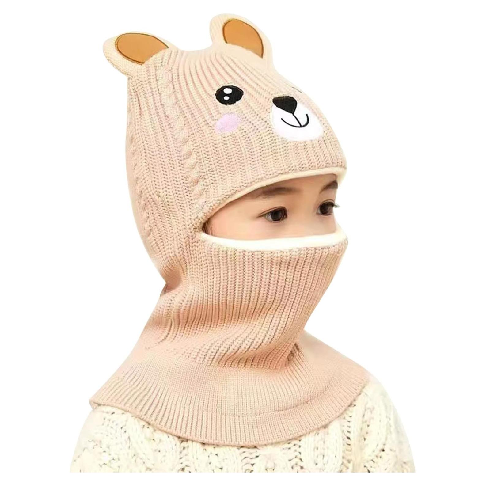 Conjunto de gorro y bufanda de invierno Genérico para bebés