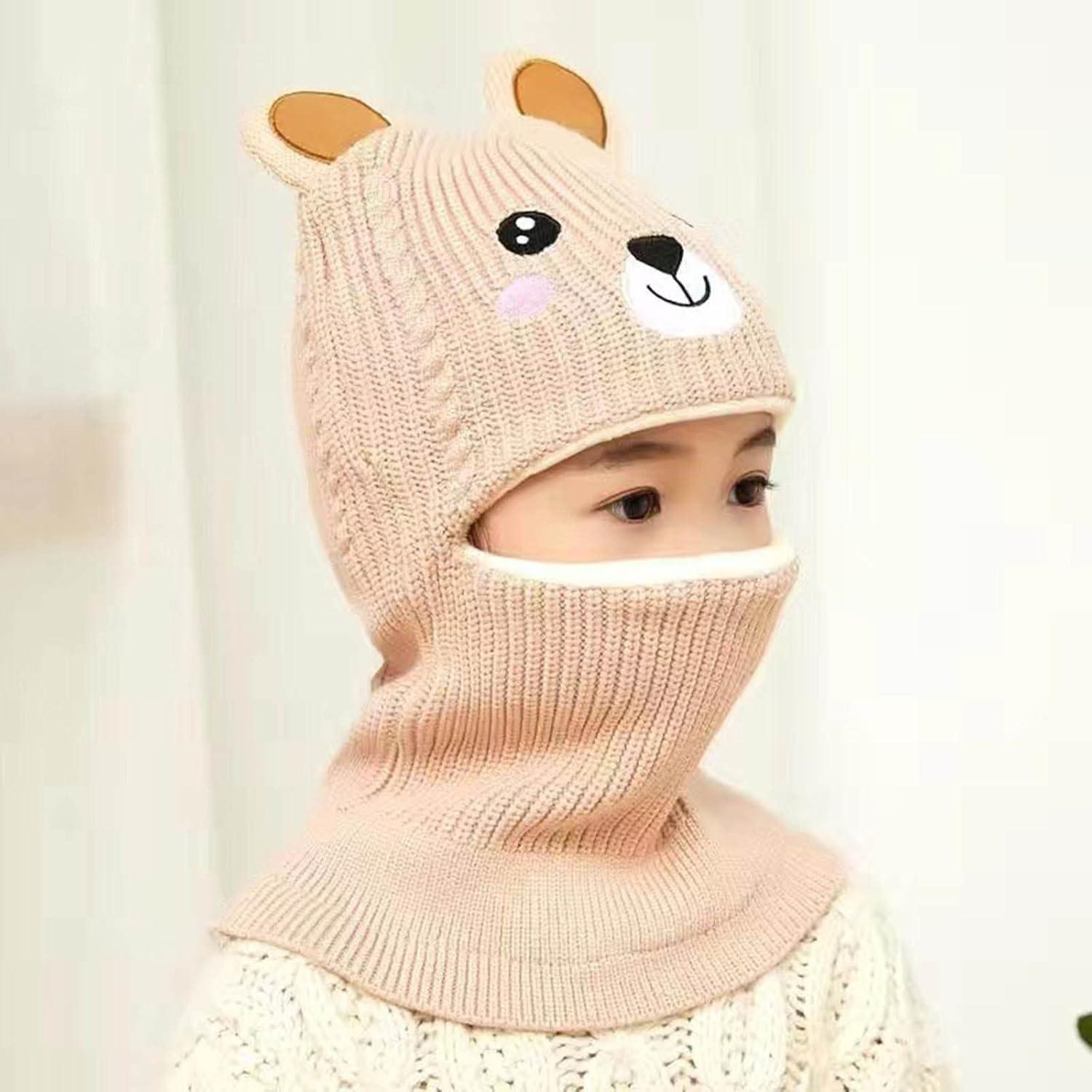 Conjunto de gorro y bufanda de invierno Genérico para bebés