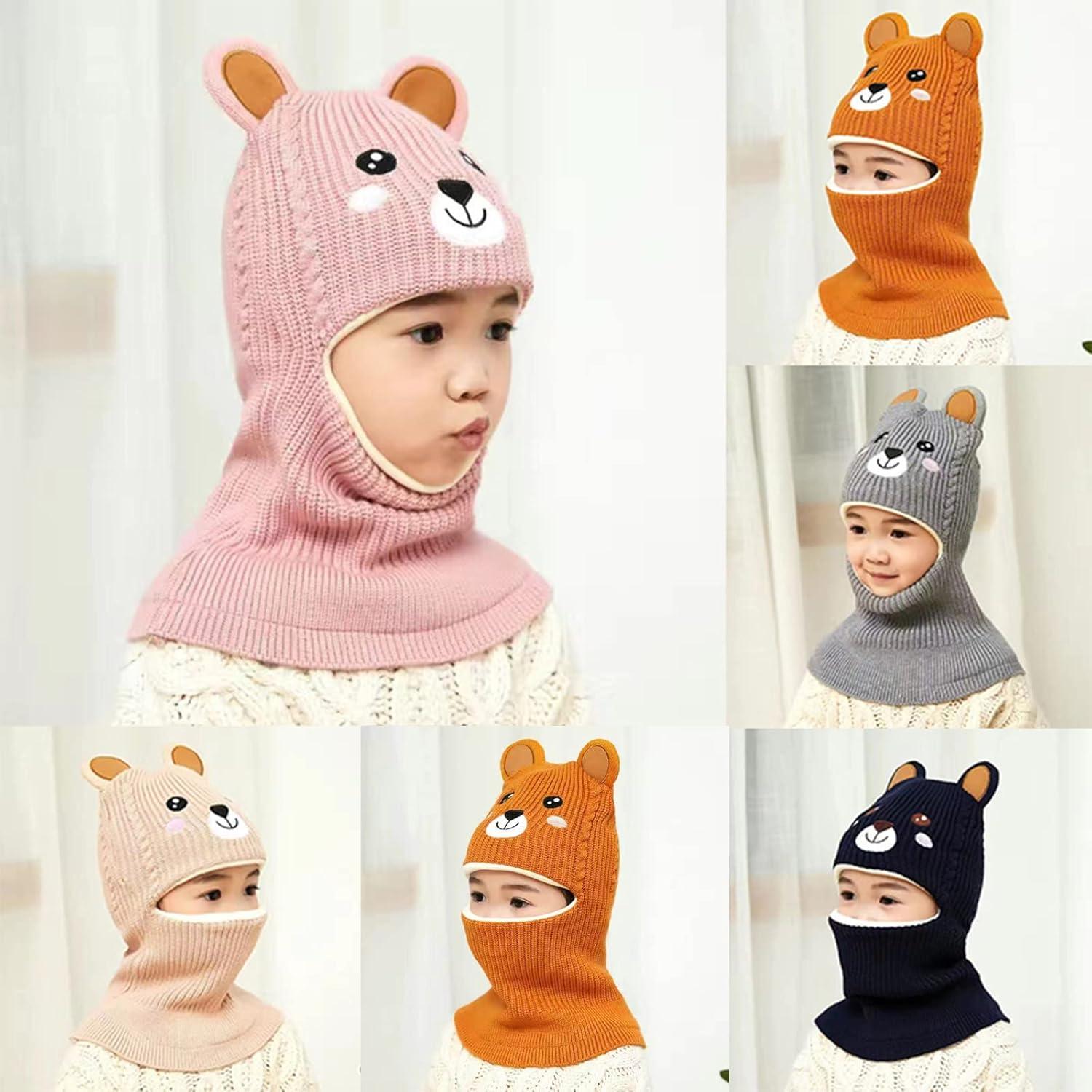 Conjunto de gorro y bufanda de invierno Genérico para bebés