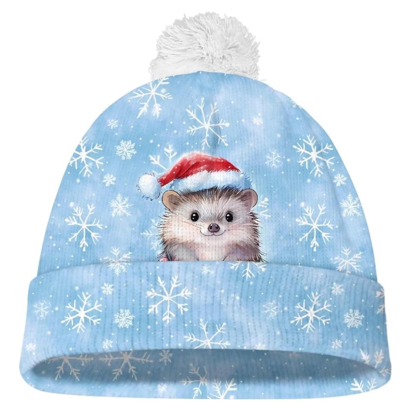 Gorro de Lana para Niños con Pompón - Talla Única - Invierno