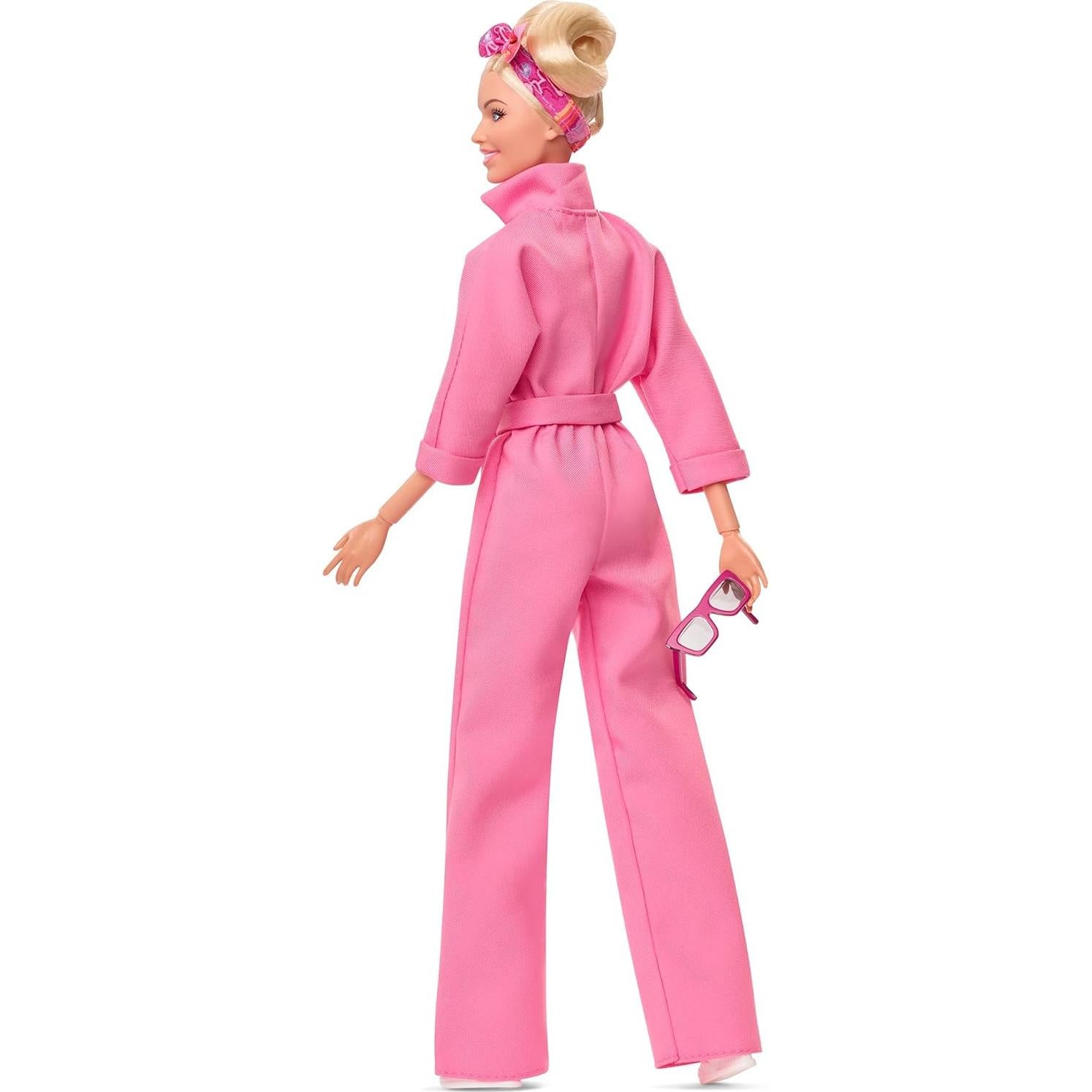 Muñeca Barbie en Mono Rosa - Mattel HRF29 - 32.4 cm