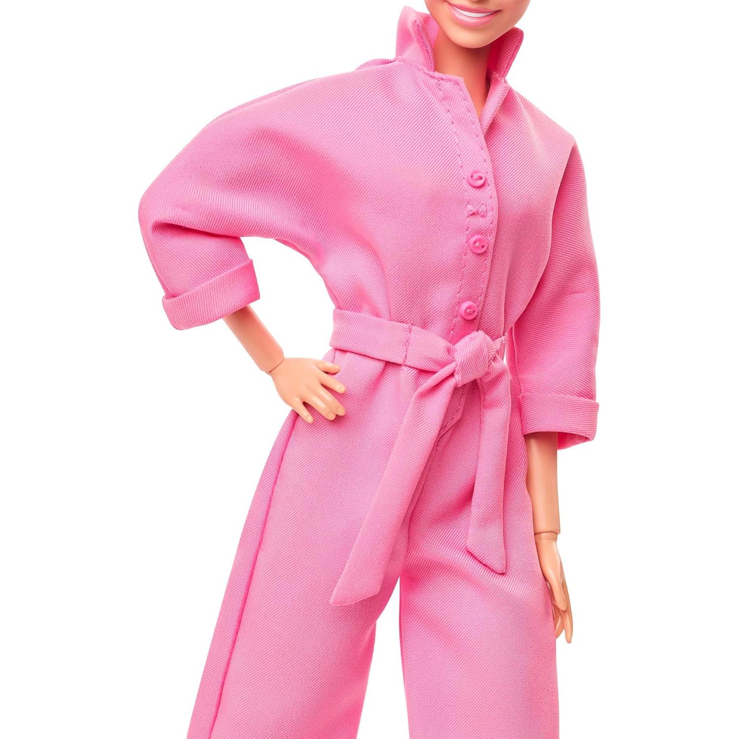 Muñeca Barbie en Mono Rosa - Mattel HRF29 - 32.4 cm
