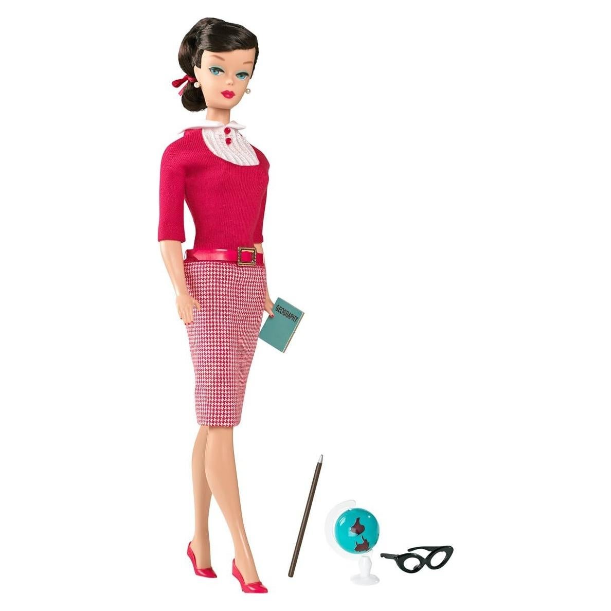 Muñeca Barbie Vintage Maestra Estudiante Mattel 33 cm