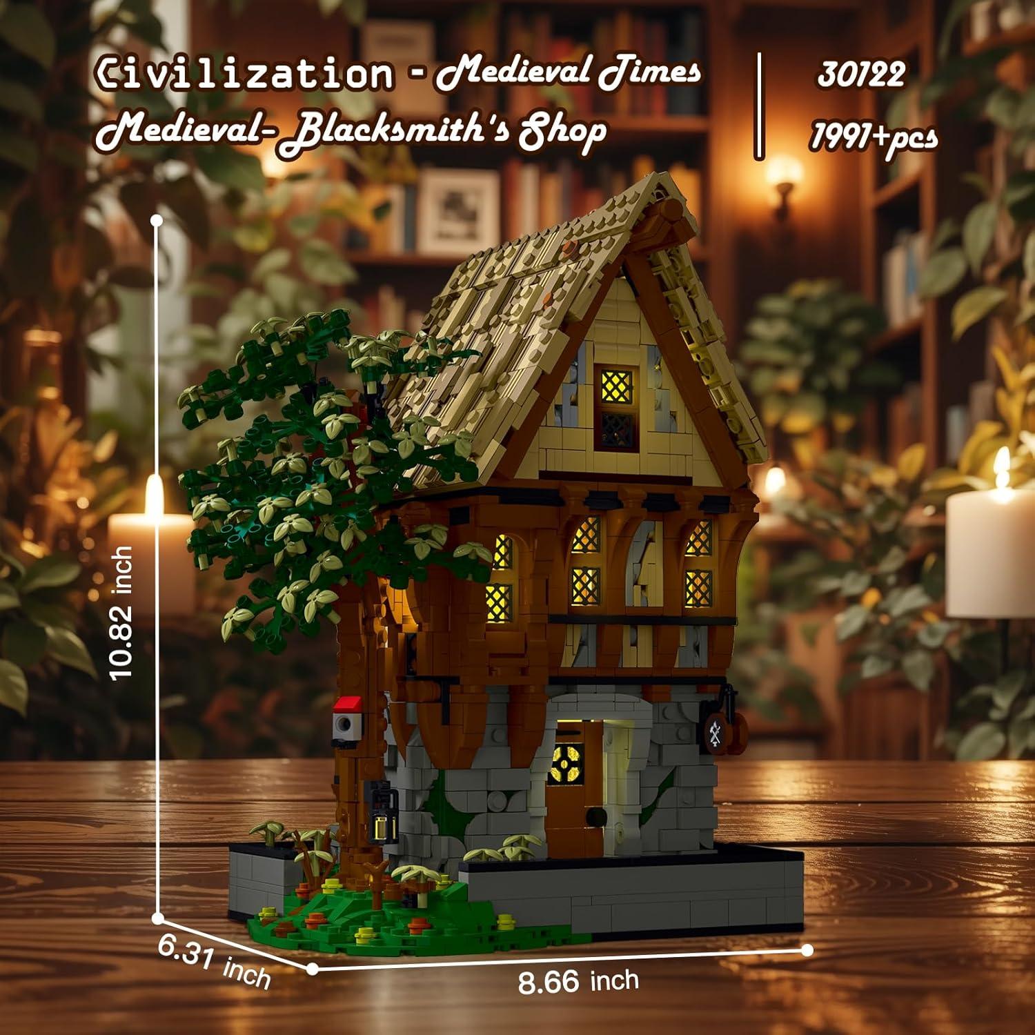 Set de Construcción Tienda de Herrero Medieval 30122