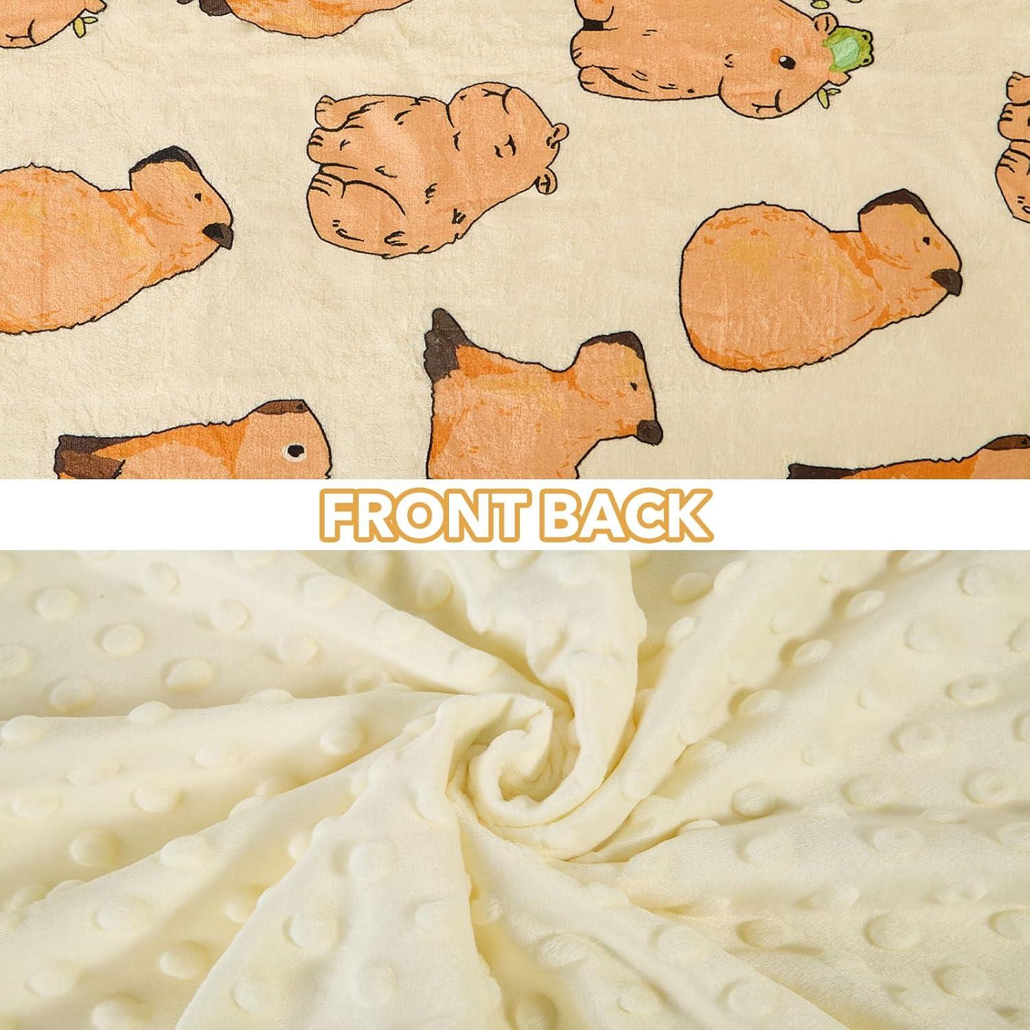 Manta de Bebé DCOOLGO Capibara Doble Capa 101.6x67.3cm