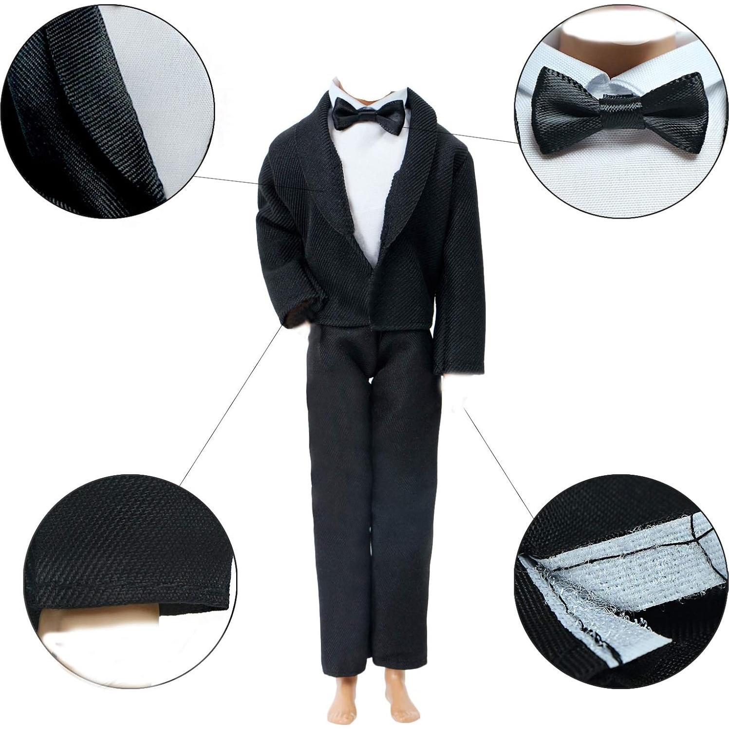 Conjunto de Ropa Formal para Muñeca BJDBUS - 2 Trajes 11.5"