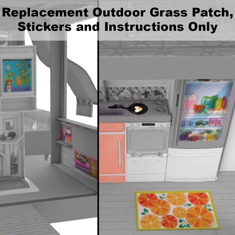 Piezas de Repuesto Barbie GRG93 - Parche Césped y Calcomanías