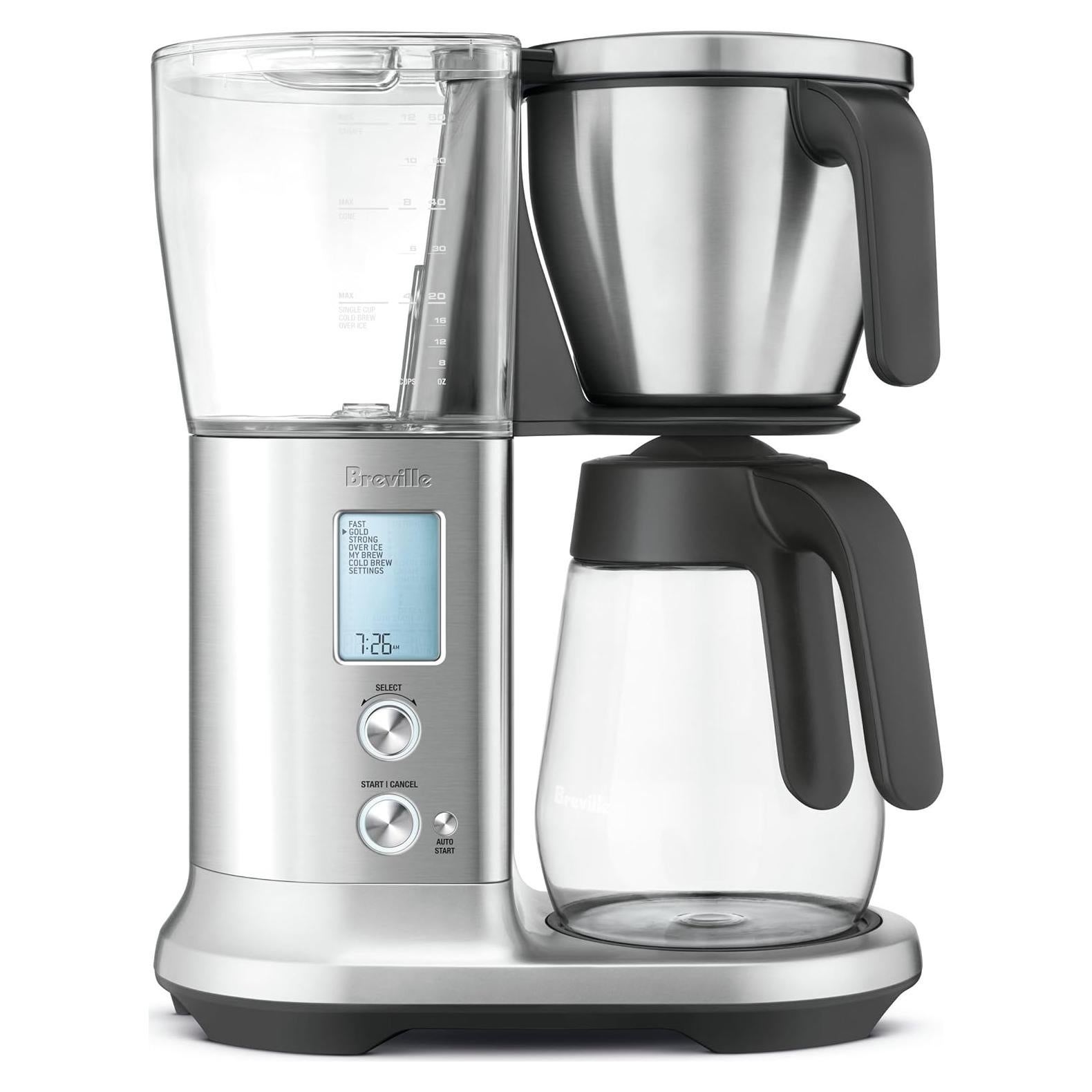 Cafetera de Goteo Breville BDC400BSS, Acero Inoxidable, 1.77L