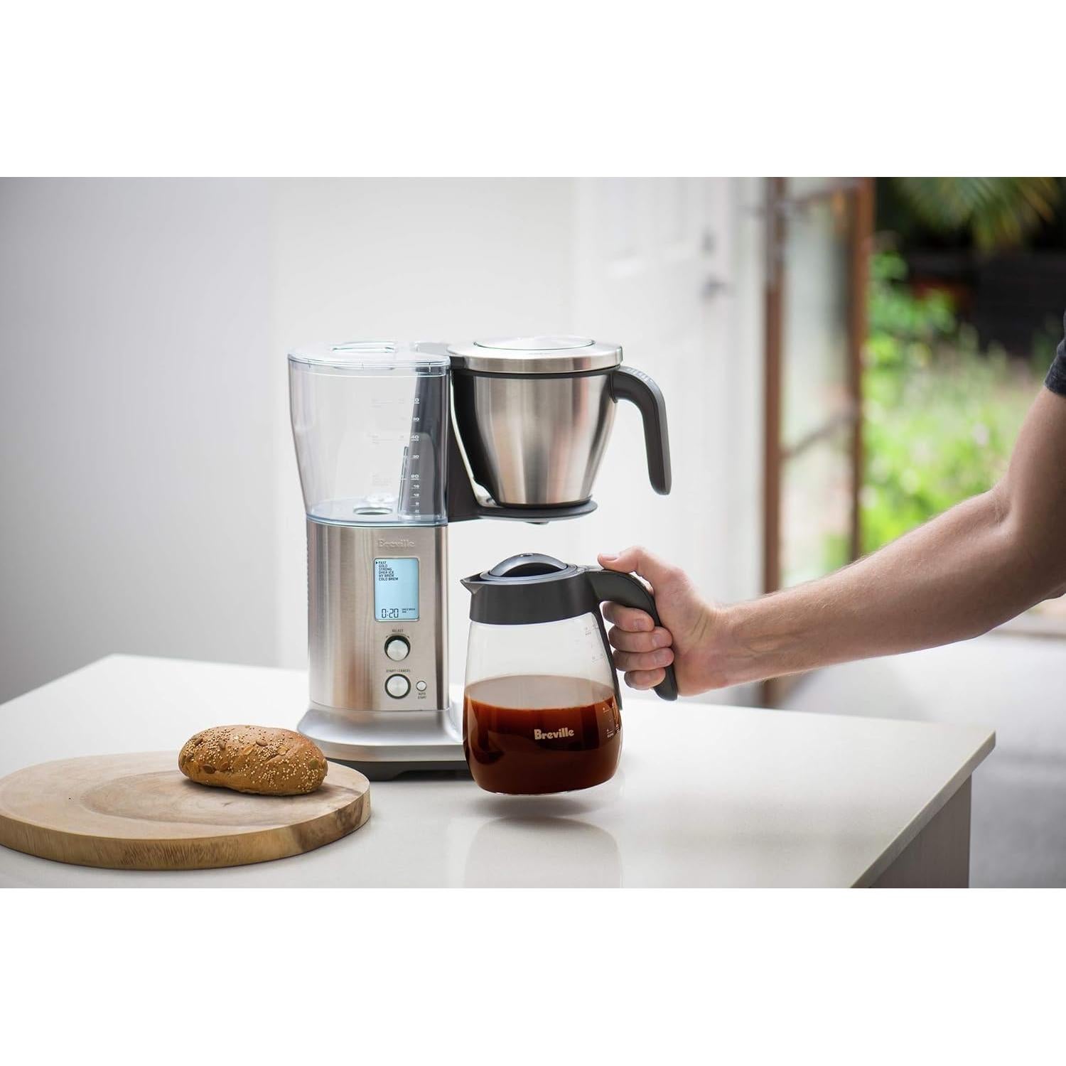 Cafetera de Goteo Breville BDC400BSS, Acero Inoxidable, 1.77L