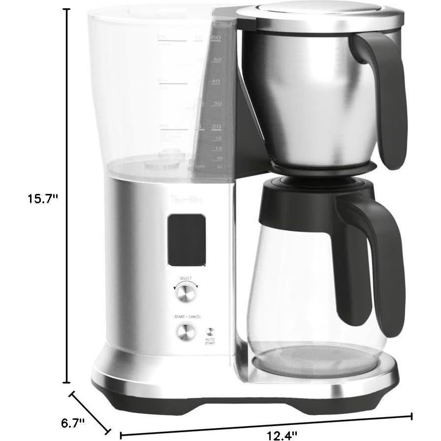 Cafetera de Goteo Breville BDC400BSS, Acero Inoxidable, 1.77L