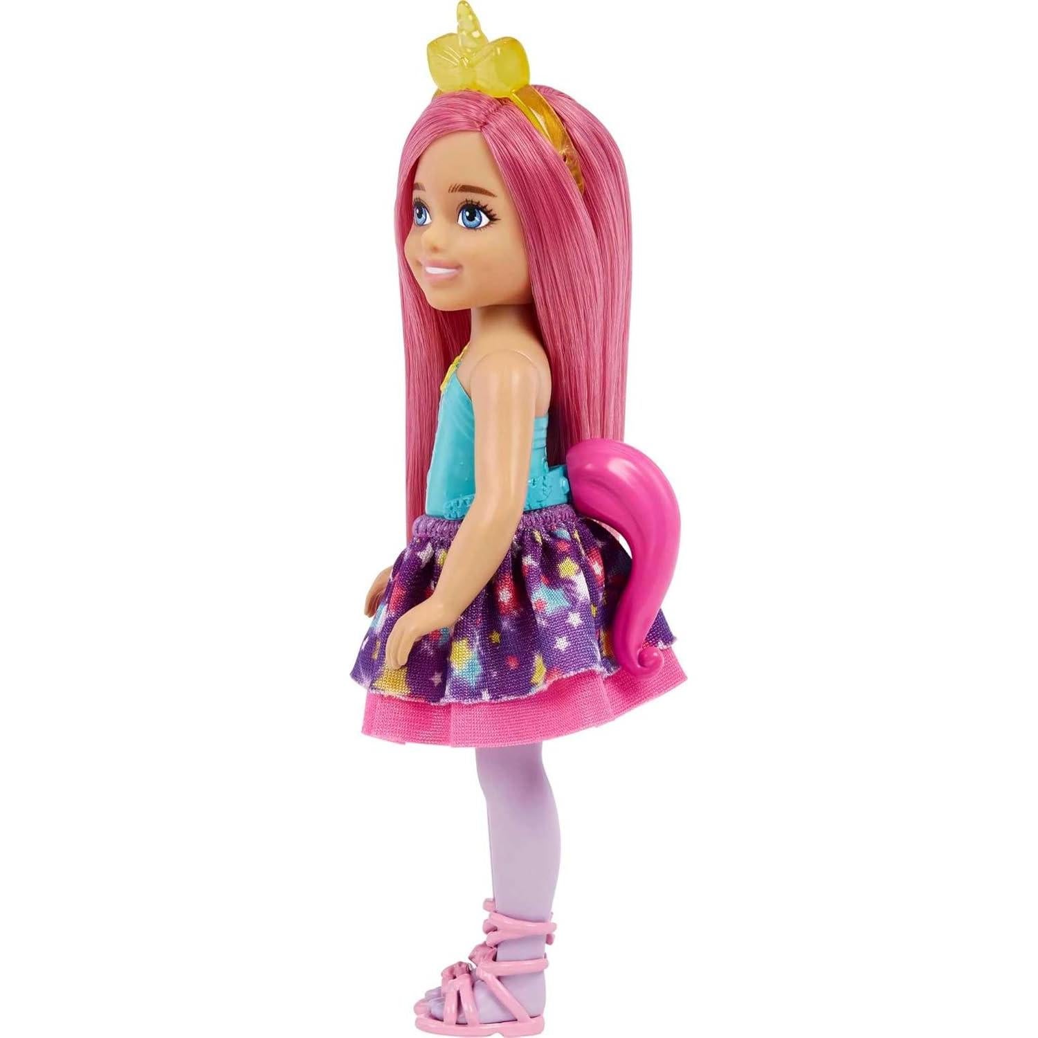 Muñeca Chelsea Barbie Dreamtopia con columpio y accesorios