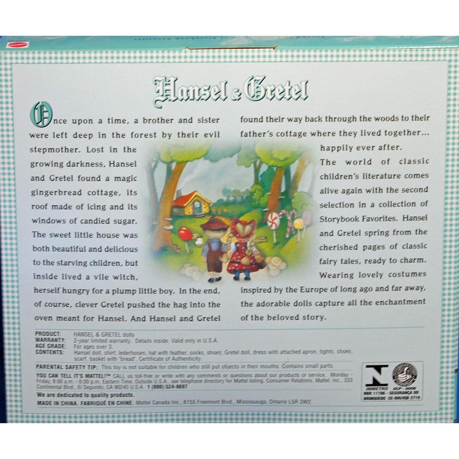 Barbie Coleccionables Hansel y Gretel Edición de Coleccionista