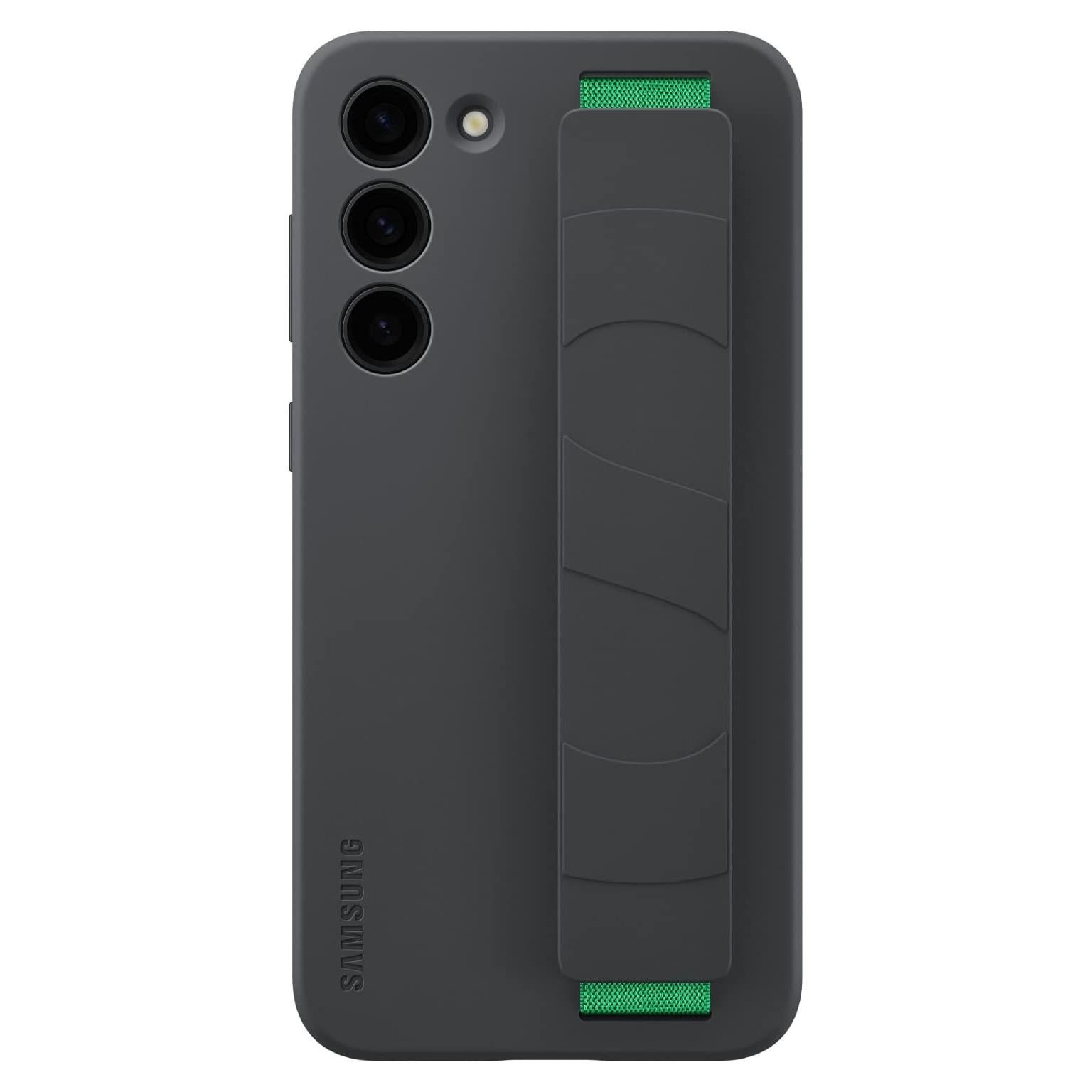 Funda de Silicona con Agarre Samsung Galaxy S23 Negra