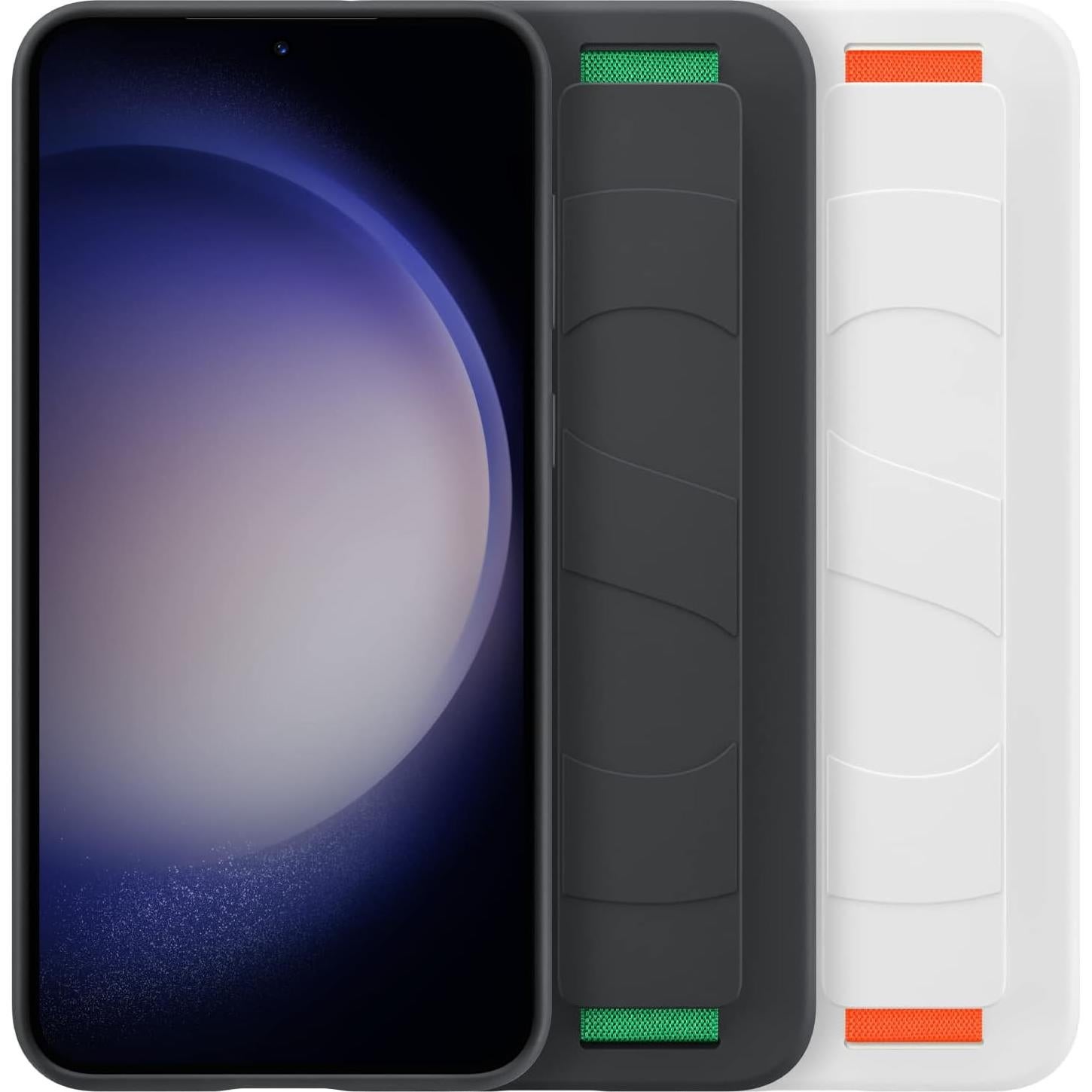 Funda de Silicona con Agarre Samsung Galaxy S23 Negra