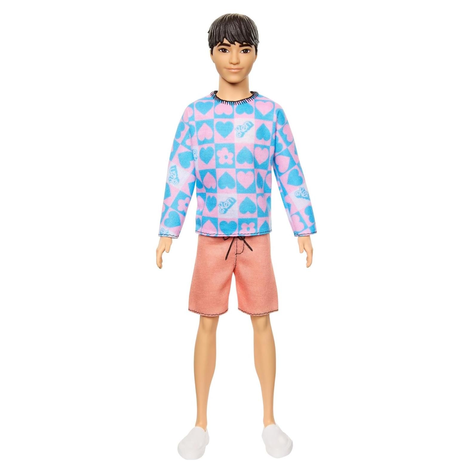 Muñeco Ken Fashionistas Mattel #219 con camisa y pantalones cortos