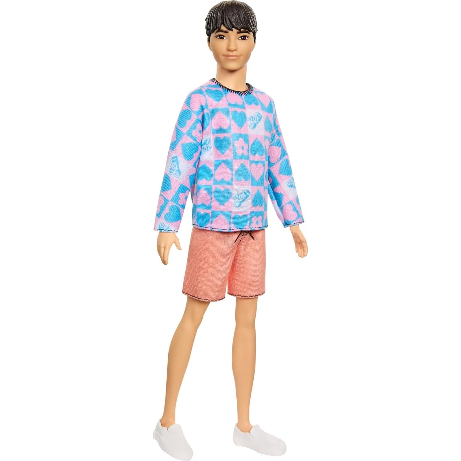 Muñeco Ken Fashionistas Mattel #219 con camisa y pantalones cortos