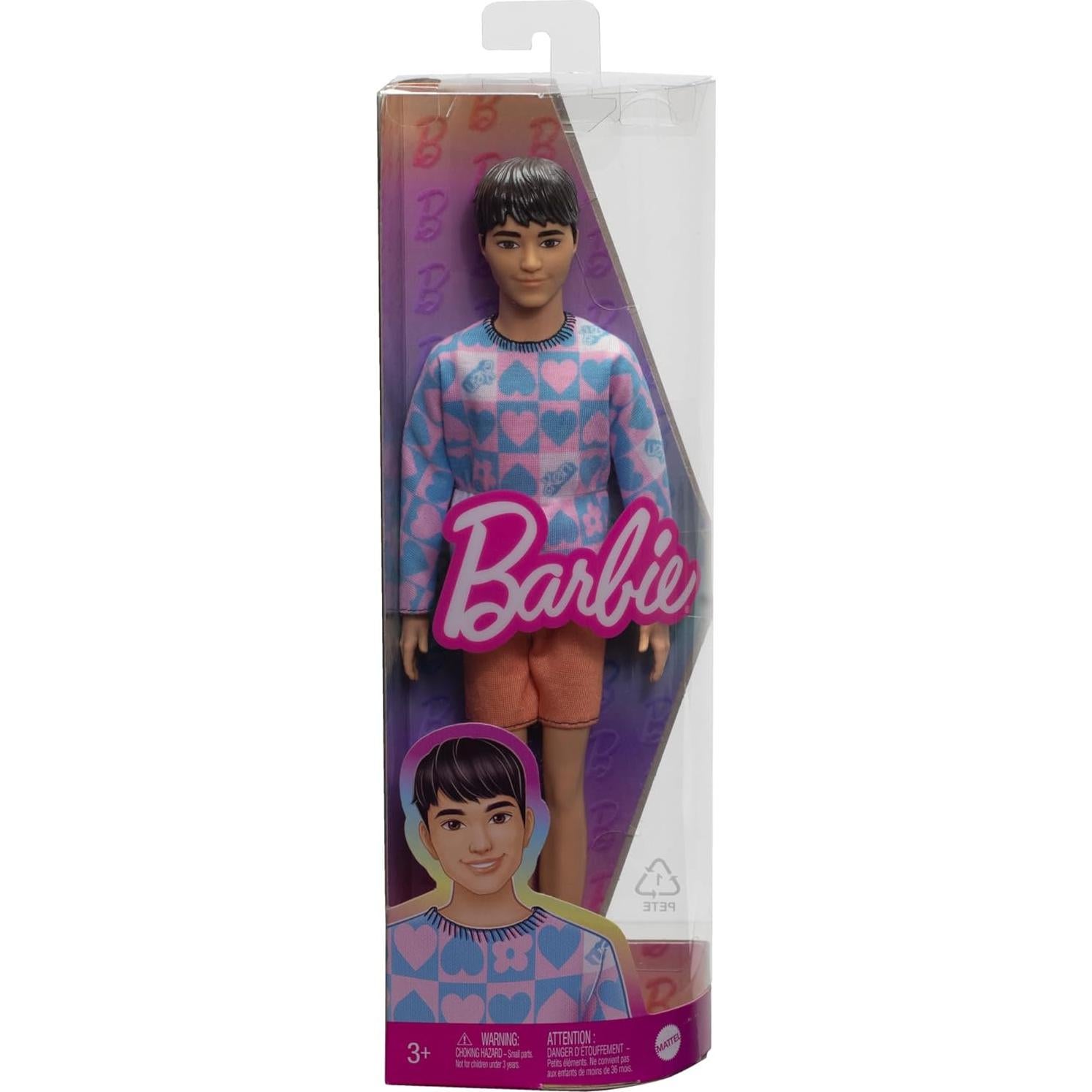 Muñeco Ken Fashionistas Mattel #219 con camisa y pantalones cortos