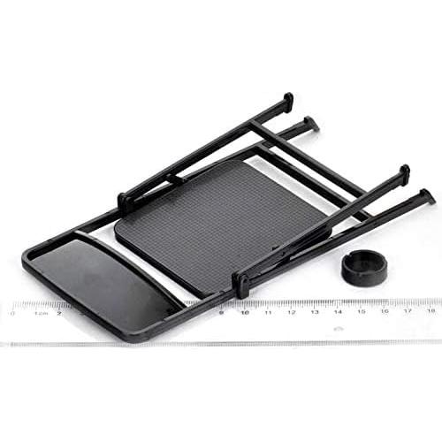 Silla Plegable Negra Warmtree 1/6 para Figuras de Acción