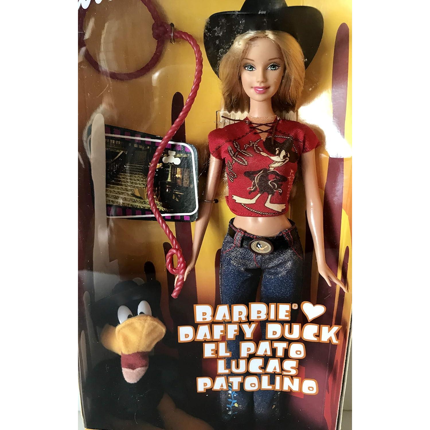 Muñeca Barbie Daffy Duck 6" Looney Tunes 2003 Edición Especial
