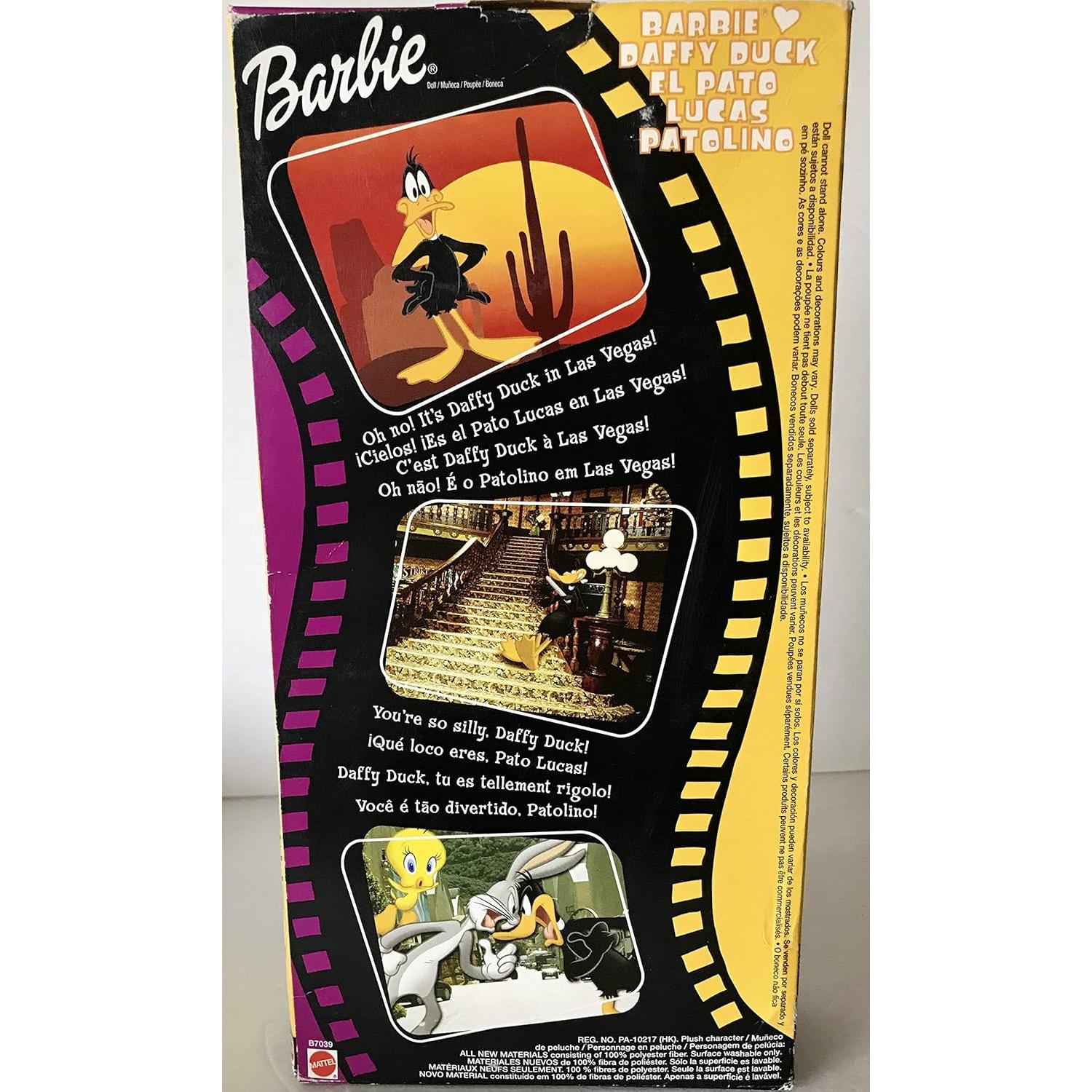 Muñeca Barbie Daffy Duck 6" Looney Tunes 2003 Edición Especial