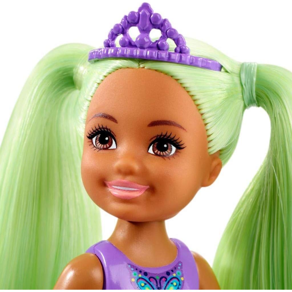 Muñeca Chelsea Sprite Barbie Dreamtopia 17.78 cm con accesorios