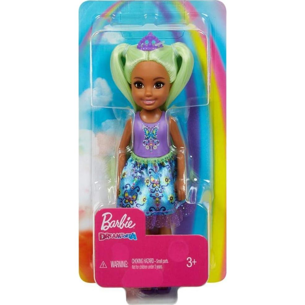 Muñeca Chelsea Sprite Barbie Dreamtopia 17.78 cm con accesorios