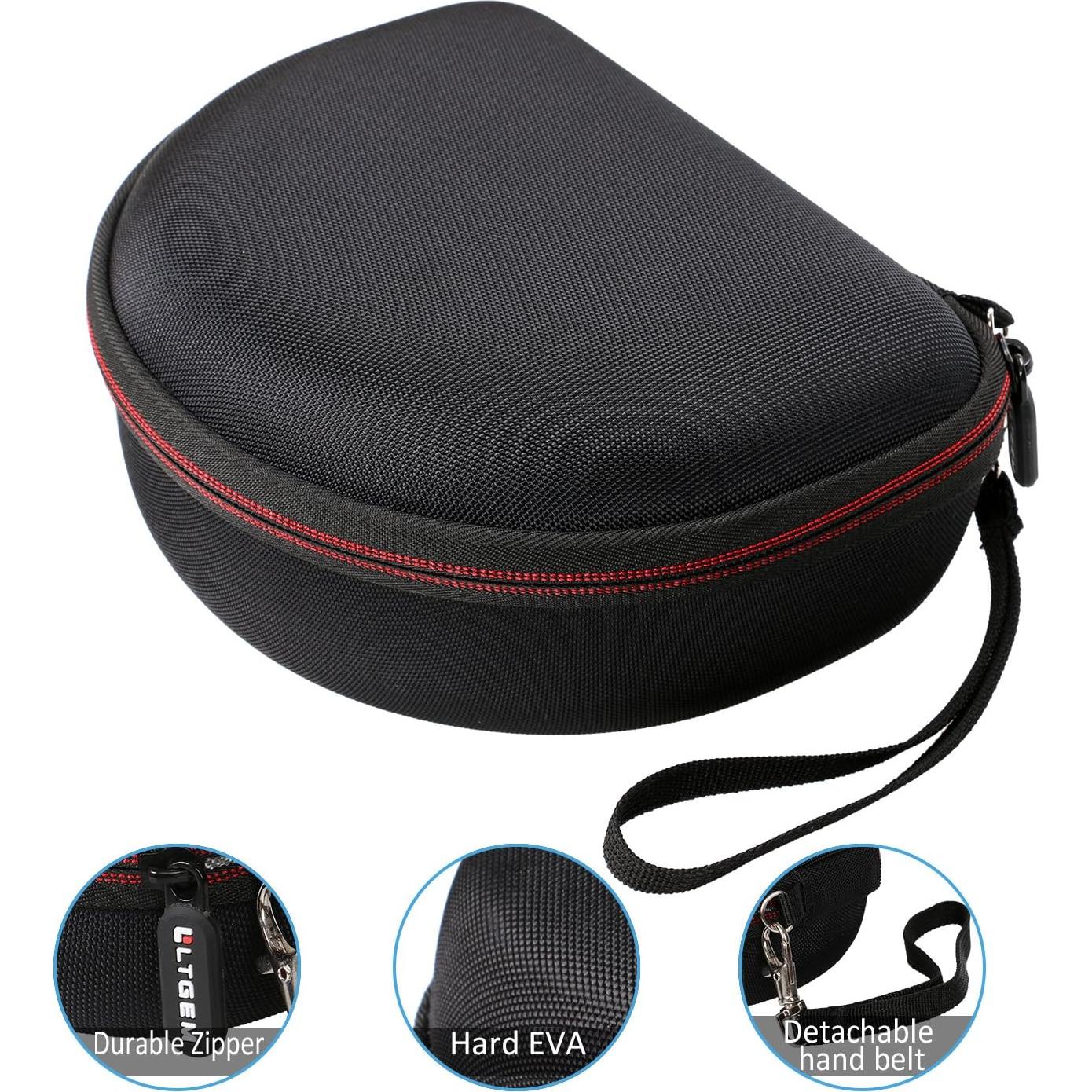 Funda Dura LTGEM para Auriculares Sony MDR7506 - Negro y Gris