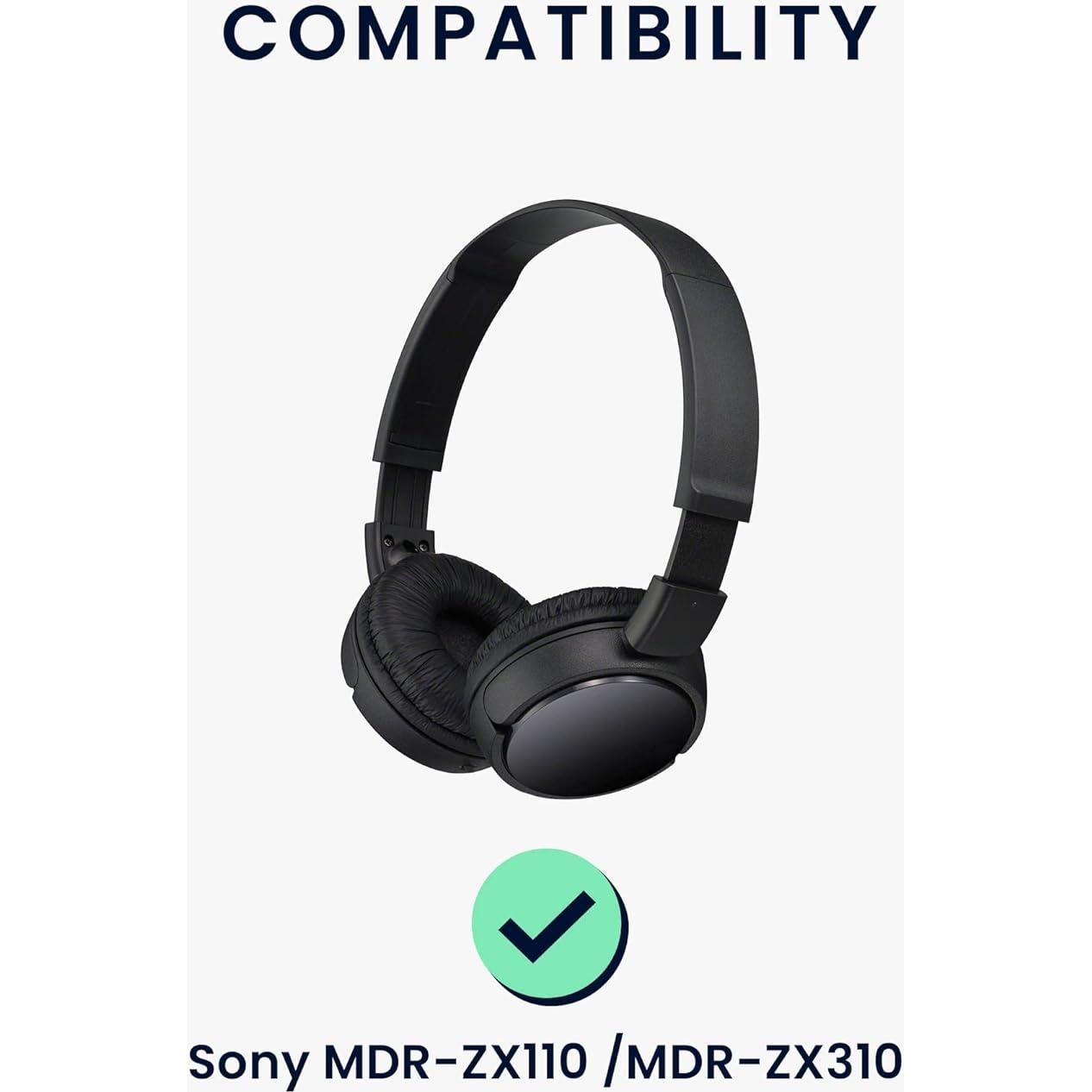 Almohadillas de Reemplazo kwmobile para Sony MDR-ZX110/Z310 - Blanco