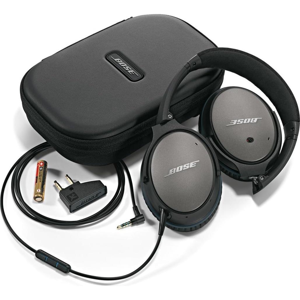 Auriculares Bose QuietComfort 25 con cancelación de ruido, Negro