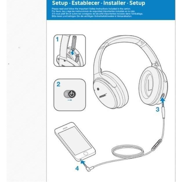 Auriculares Bose QuietComfort 25 con cancelación de ruido, Negro