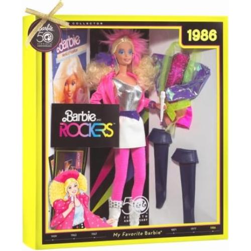 Muñeca Barbie Rockers 50 Aniversario Mattel Reproducción