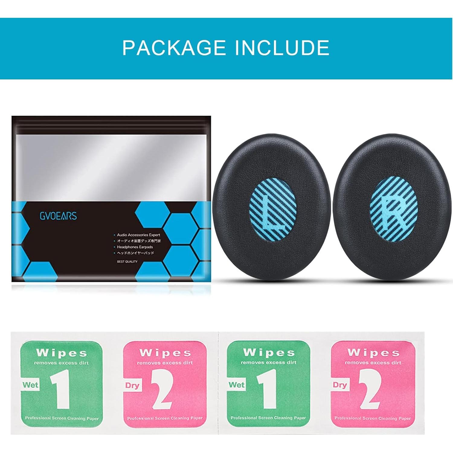 Almohadillas de Reemplazo GVOEARS para Auriculares Bose OE2 Azul