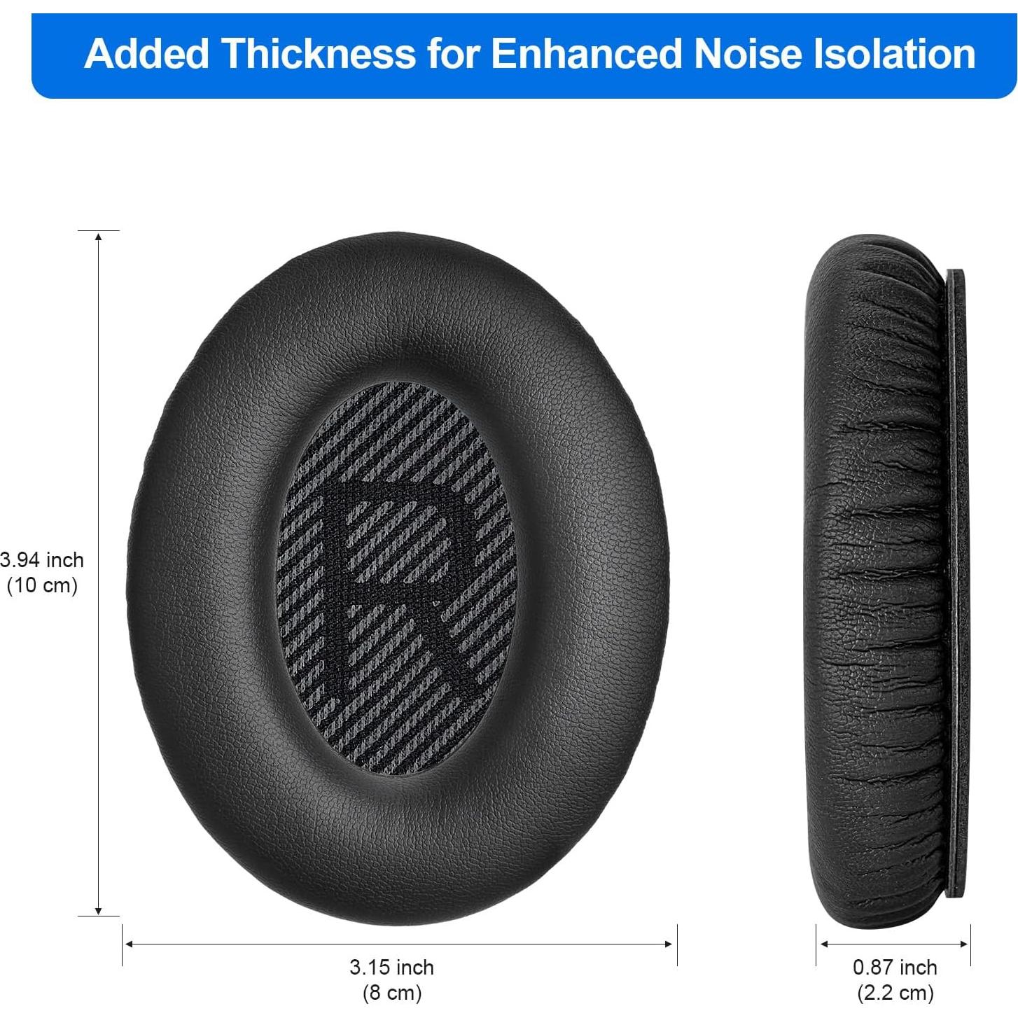 Almohadillas Auriculares Aurivor para Bose QC-35 QC-25 QC-15