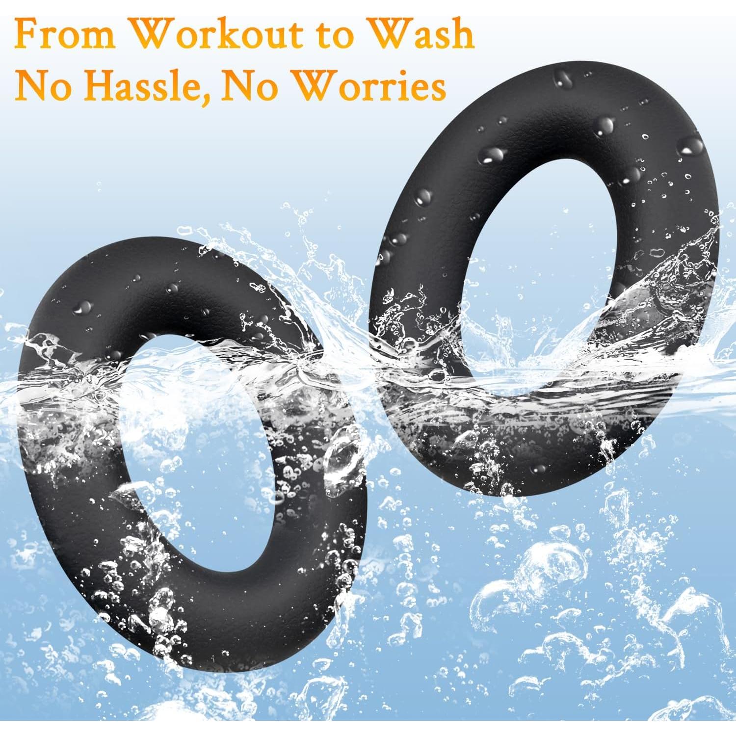 Funda de Silicona SOULWIT para Auriculares Bose QC15 QC25 QC35 - Negro