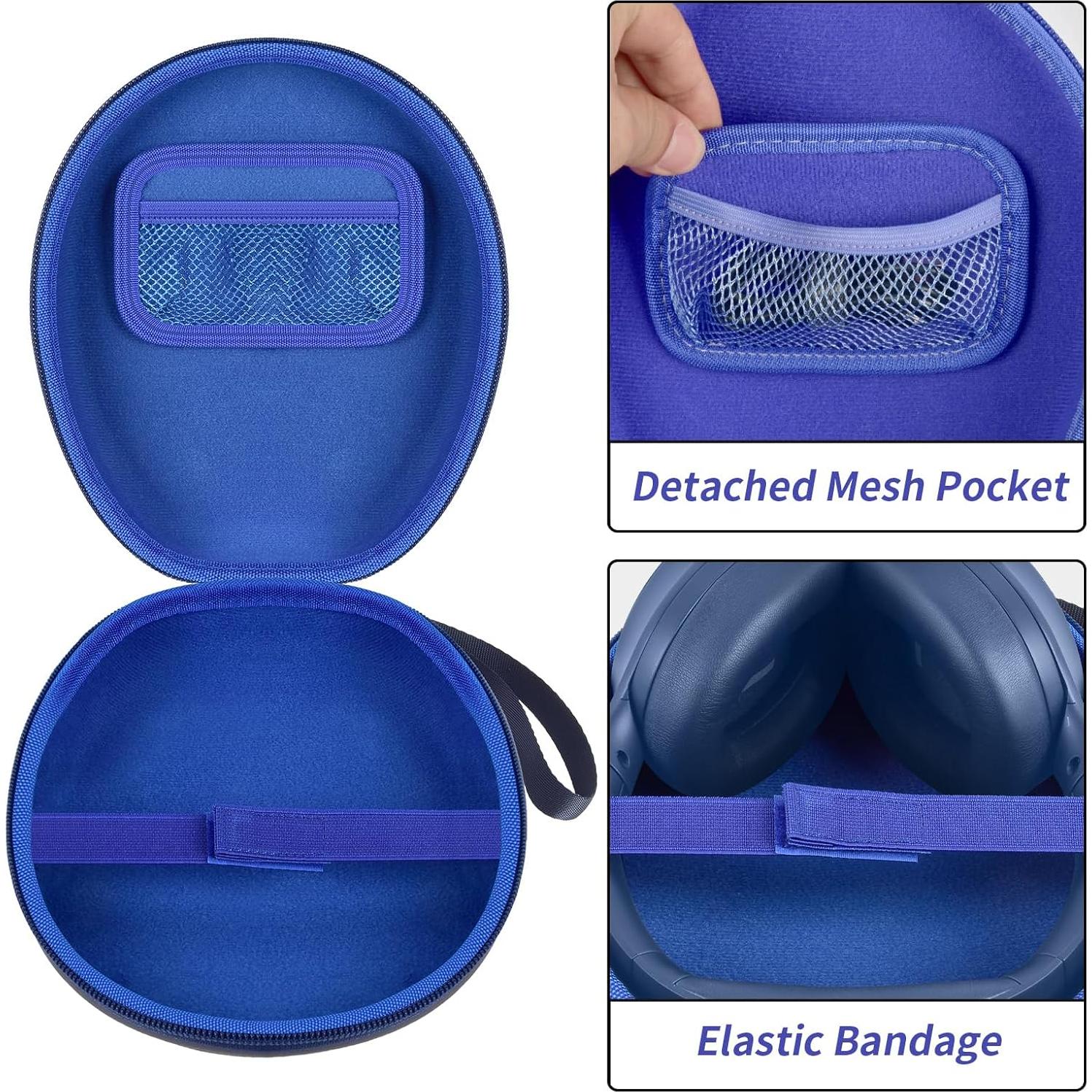 Estuche Universal Comecase para Auriculares Inalámbricos Azul