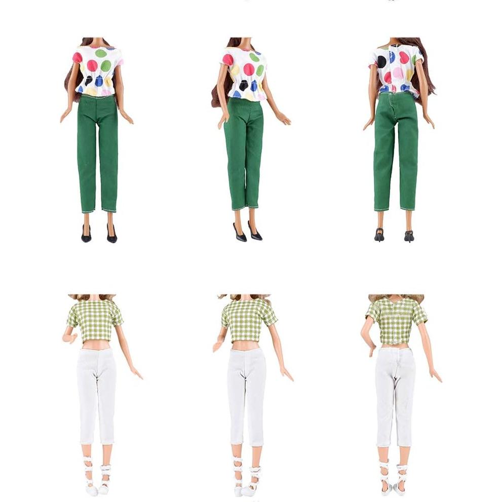 Conjunto Ropa de Muñeca E-TING 11.5" 5 Piezas Estilo B