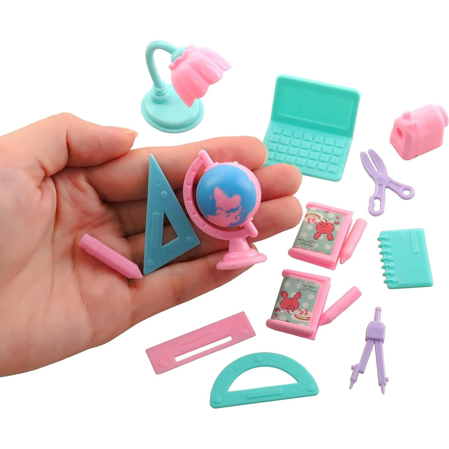 Kit de Accesorios para Muñecas Joyfun - 19 Piezas Escuela