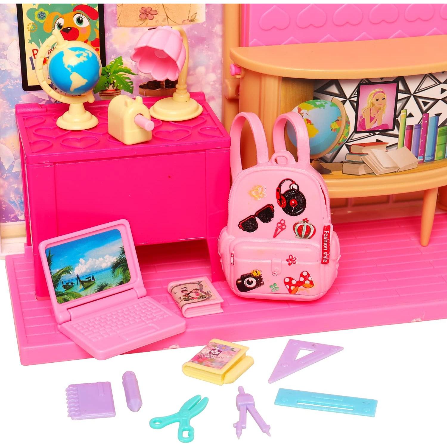 Kit de Accesorios para Muñecas Joyfun - 19 Piezas Escuela